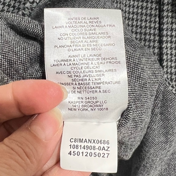 JONES NEW YORK Oversized Shacket Plaid Button Up, Size Large-#244 - Picture 9 of 10